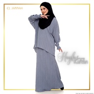 Hayfa Kurung Kaftan Silver Grey Kurung Kaftan Moden Plus Size Kurung Fishtail Baju Kurung Moden Silv