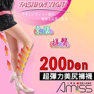 [Amiss] 200Den Functional Super Elastic Sculpture Mijiri Healthy Pantyhose Compression (2 Colors) -A