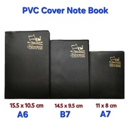 Finepap Standard A7 B7 A6 Pocket PVC Cover Note Book 100sheets 70gsm 77x103mm