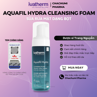 Sữa rửa mặt dạng bọt Ivatherm Aquafil Hydra Cleansing Foam dành cho da khô nhạy cảm 160ml