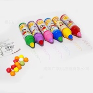 Imported Orion Orion Crayon Shin-Chan Pencil Candy Colorful Fruit Flavor Candy Children's Snacks A C