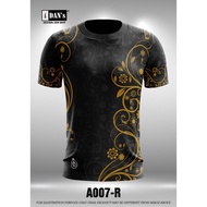A007 BATIK SONGKET SUBLIMATION POLO COLLAR TSHIRT
