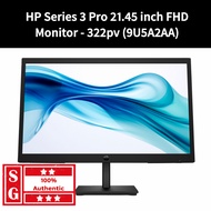 HP Series 3 Pro 21.45 inch FHD Monitor - 322pv 9U5A2AA HP 21 inch Monitor Adjustable Tilt Monitor 5m