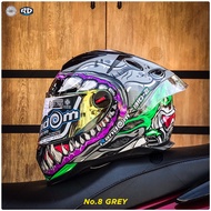 หมวกกันน็อค Random CZR - BT มีให้เลือก 3 Size  หลายลาย ( หมวกกันน็อก INDEX )