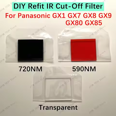 Customized Product For Panasonic Lumix GX1 GX7 GX8 GX9 GX80 GX85 Camera DIY Refit IR Cut Off Filter 