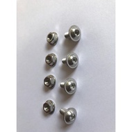 SKRU SAIZ 10 / SET SKRU MOTOSIKAL SAIZ 10 (M6) - 4 pcs SCREW + NUT