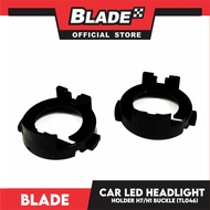 Blade Metal Headlight Bulb Adapter Holder H7 H1 (TL46) 2pcs