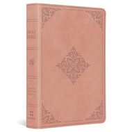 ESV Value Large Print Compact Bible (TruTone, Pink, Fleur-de-lis Design)