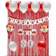August 17th Decoration Package/Simple Happy Birthday Decoration