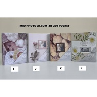 MID Photo Pocket Album Picture Holder 4R-200/Pemegang Gambar Album Foto MiD 4R 200 Poket