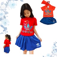 ADIDAS SPORT KIDS GIRL./GIRL SET/BAJU SET BUDAK PEREMPUAN