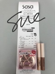 [包郵] $70/3件 Canmake 迷你透亮美肌蜜粉餅 MO + 遮瑕膏 Color Stick Concealer 01 & 02