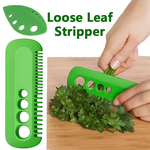 1Pc Vegetable Herb Eliminator Kale Oregano Parsley Cilantro Stripper Looseleaf Comb Household Gadget