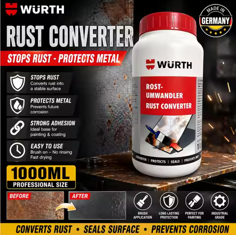 Original Germany Wurth Rust Converter Rust Inhibitor Sheet Metal Rust Stopper 0893110