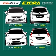 Sticker Kereta Exora, Sticker Belakang Exora, Proton Exora, Car Sticker, Custom Sticker.