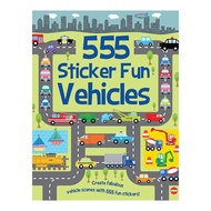 555 Sticker Fun Vehicles (Paperback) by Imagine That