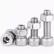 304 Stainless Steel Cup Head Hexagonal Hollow Bolt Cylindrical Head Hollow Screw Mask Machine Lamp S