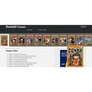 Manga: Detektif Conan by Gôshô Aoyama Vol. 01 - 99 (on-going) + Zero`s Tea Time by Takahiro Arai Vol