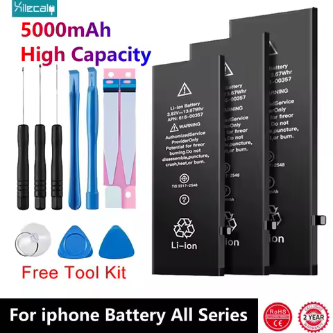 Xilecaly Original High-quality Battery For iPhone 6 6S 7 8 Plus X Xs Max XR 11 Pro Max Mobile Phone 