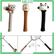 [Amleso] badminton racket grip cover protector, cartoon badminton racket grip, tennis