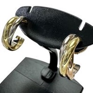 卡地亞 (Cartier) Trinity 耳環，18K 金/黃金/白金/玫瑰金，4.3 克，女士款 [二手]