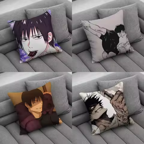Toji Fushiguro J-Jujutsu K-Kaisen Pillow Case Soft Cushion Cases for Farmhouse Sofa Decor Home Decor