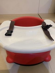 Richell 紅色兒童餐椅