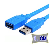 fujiei USB 3.0a Male-A Female Transmission Extension Cable 1.8M USB3.0 1.8M Covered A