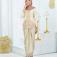 Baju kebaya sulam pendek byhisdaisy pario satin