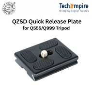 QZSD Quick Release Plate for Q555/Q999 Tripod Ball Head Monopod 1/4"  Bolt Aluminum Adapter Fast Mou