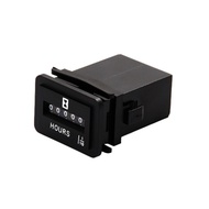 SHI Hour MeterTime Counter Quartzs Timer Hourmeter DC6V-80V For Car Marine Boat