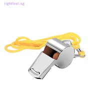 rightfeel.sg Metal Whistle Referee Sport Rugby Stainless Steel Whistles Soccer Football Basketball Party Training School Cheering Tools New