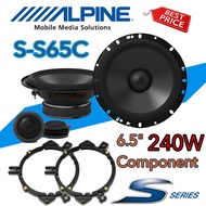 ALPINE S-S65C ลำโพงรถยนต์ 6.5" แบบแยกชิ้น ระดับ hi-end