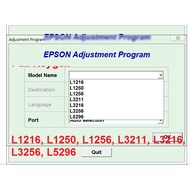 Key reset color printer Epson Resetter Tool L3210 L1210 - L3250 - L3251 - L3260 - L5290 fast standar
