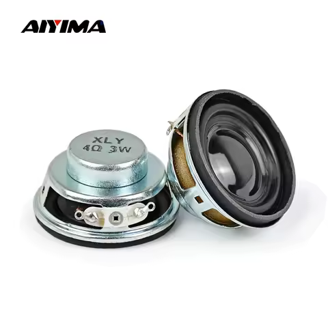 AIYIMA 2Pcs 40MM Portable Audio Speaker 1.5 Inch HiFi 4Ohm 3W Full Range Speaker For Bluetooth Louds