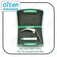ENT DIAGNOSTIC SET FIBER OPTIC Flex Tip (Flexi Blade #4) Laryngoscope OLTEN INSTRUMENTS Premium