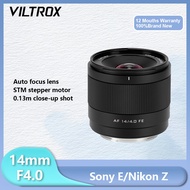 Viltrox 14mm F4 Air AF Auto Focus Full Frame Ultra-wide-angle STM Lens E