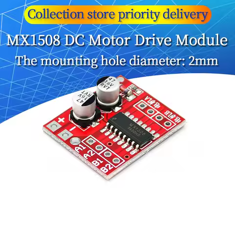 1-10Pcs MX1508 DC Motor Drive Module Reversing PWM Speed Dual H Bridge Stepper Motor Mini Victory L2