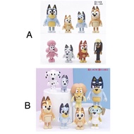 Bluey Dog Birthday cake topper decoration toys figurine