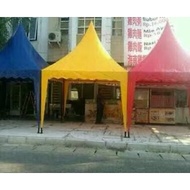 TENDA CONICAL TENT (1 Set of Tent Cloth + Frame) 2x2 or 3x3, Event Tent, Bazaar Tent, Promotional Te