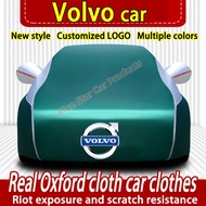 Volvo Thick Car Cover, Sunscreen and Rainproof Oxford Car Cover Suitable for EX30 S90 XC60 XC40 XC90