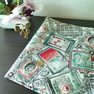 Lot 2 Quality Taiwan Thick Linen Cotton Fabric Crafting Cloth Kain Fabric