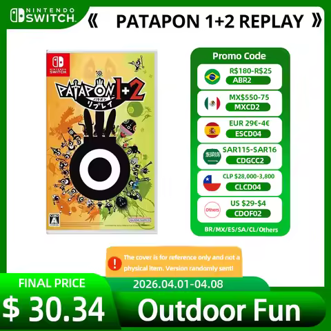 Nintendo Switch Games Deals PATAPON 1+2 REPLAY 100% Official Physical Game Card Action Genre Game fo