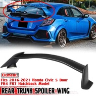 Car Rear Spoiler Wing Lip Extension For Honda Civic 5 Door FK4 FK7 Hatchback 2016-2021 Rear Trunk Sp