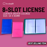 8 SLOT Driver's License ATM Id Card and Card Holder