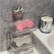 [VIP] Suction cup soap dispenser, no holes, wall mounted, drainage, luxury bathroom n