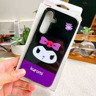 Sanrio Kuromi Double Layers Phone Case for Samsung S25 Ultra S24 Ultra S24FE A56 S23 S24+ S23 Ultra 
