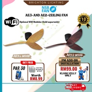 NSB AERATRON wifi AE2+AE3+ 43" 50" 60” DESIGNER DC CEILING FAN REMOTE CONTROL