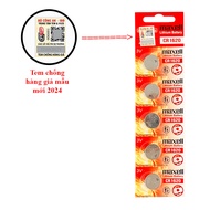 Vỉ 5 Viên Pin Maxell CR2032 / CR2025 / CR2016 / CR1632 / CR1620 / CR1616 / CR1220 / CR1216 Maxell Li