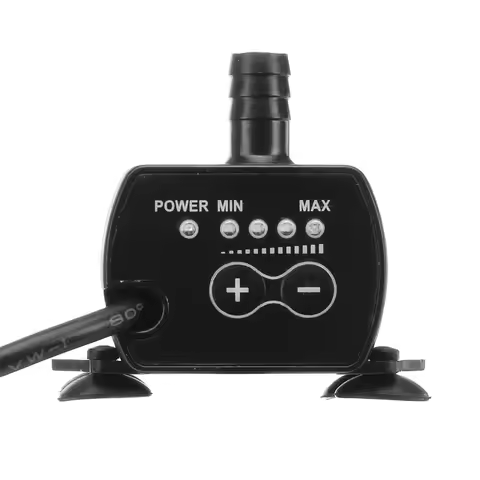 DC 12V 10W Water Pump QR50H 4M 400L/H Flow Rate Brushless Motor Submersible Pump for Aquarium Founta
